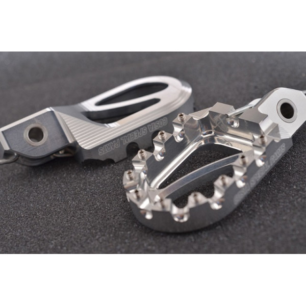 Pedane Arretrate 14mm COSTA SPECIAL PARTS (Silver)
